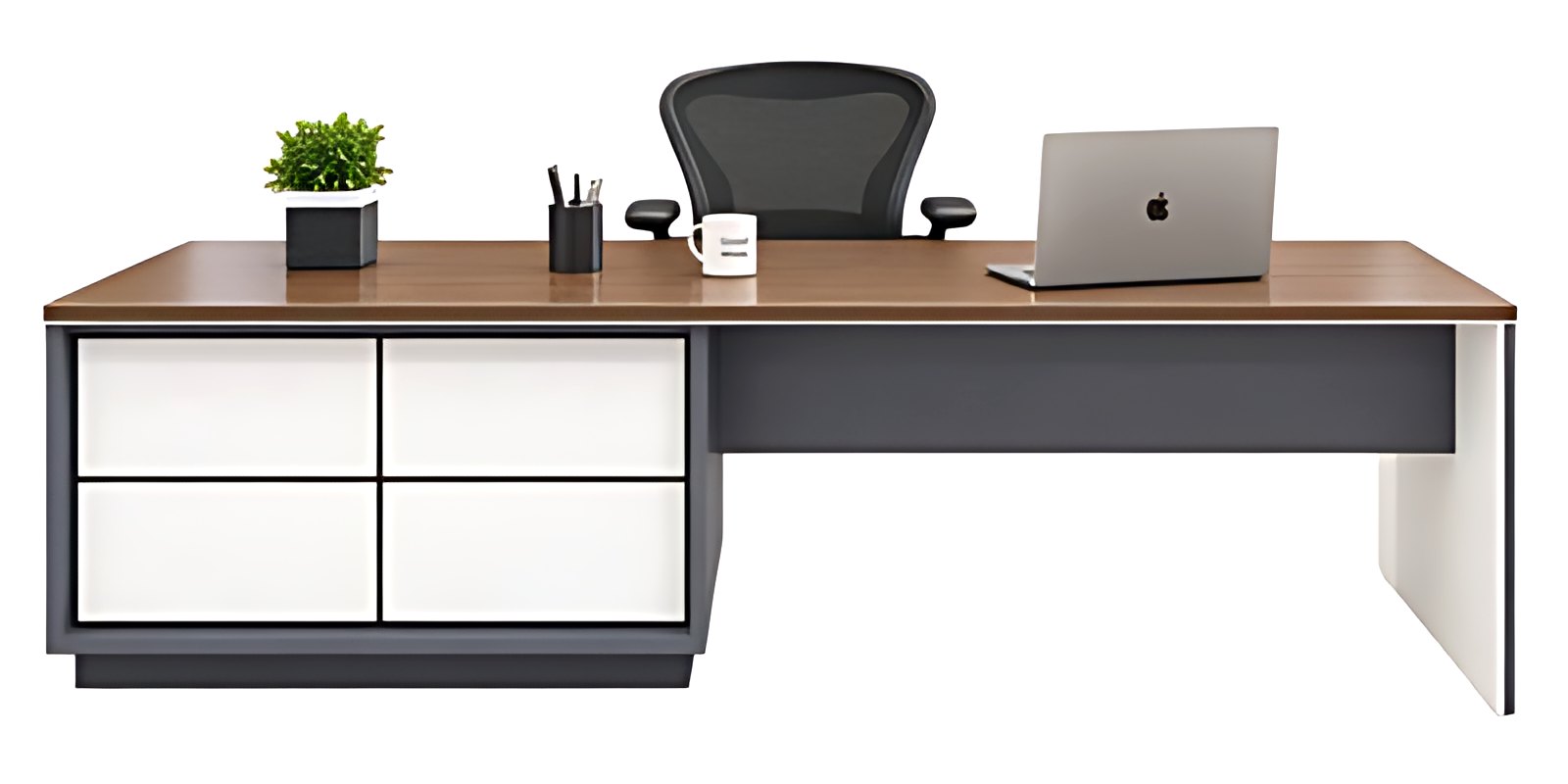 Cross Accent Executive Desk MK-126 by ModularKart