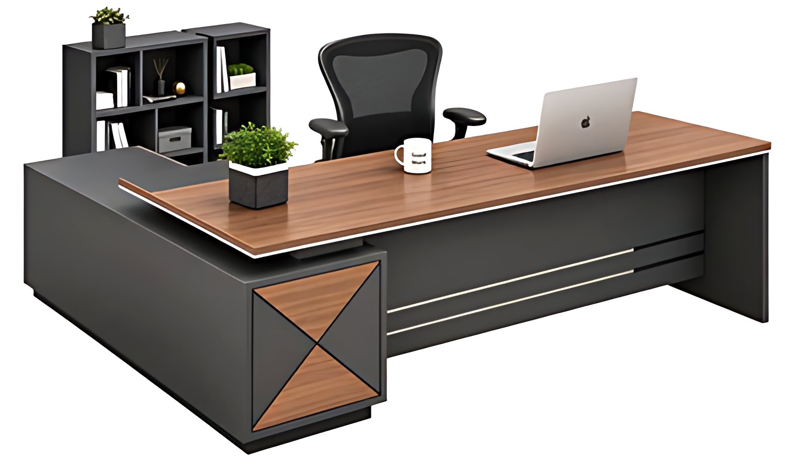 Tufted Panel Executive Desk MK-127 by ModularKart