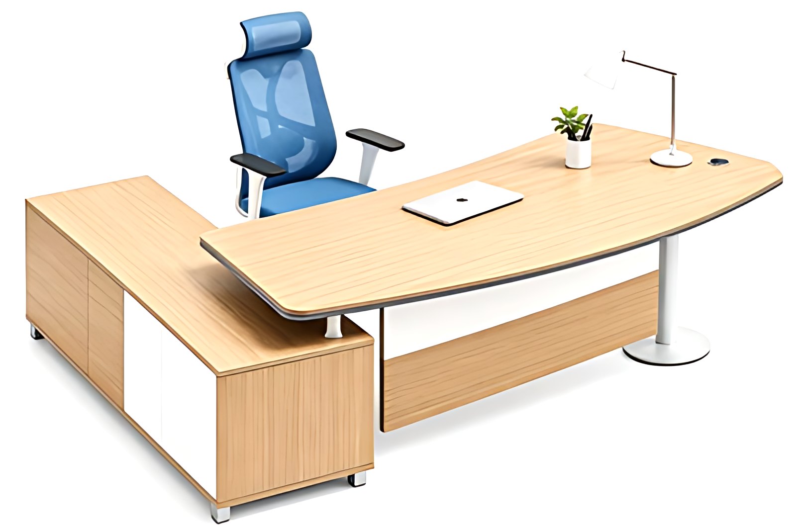 Soft Edge Executive Desk MK-135 by ModularKart