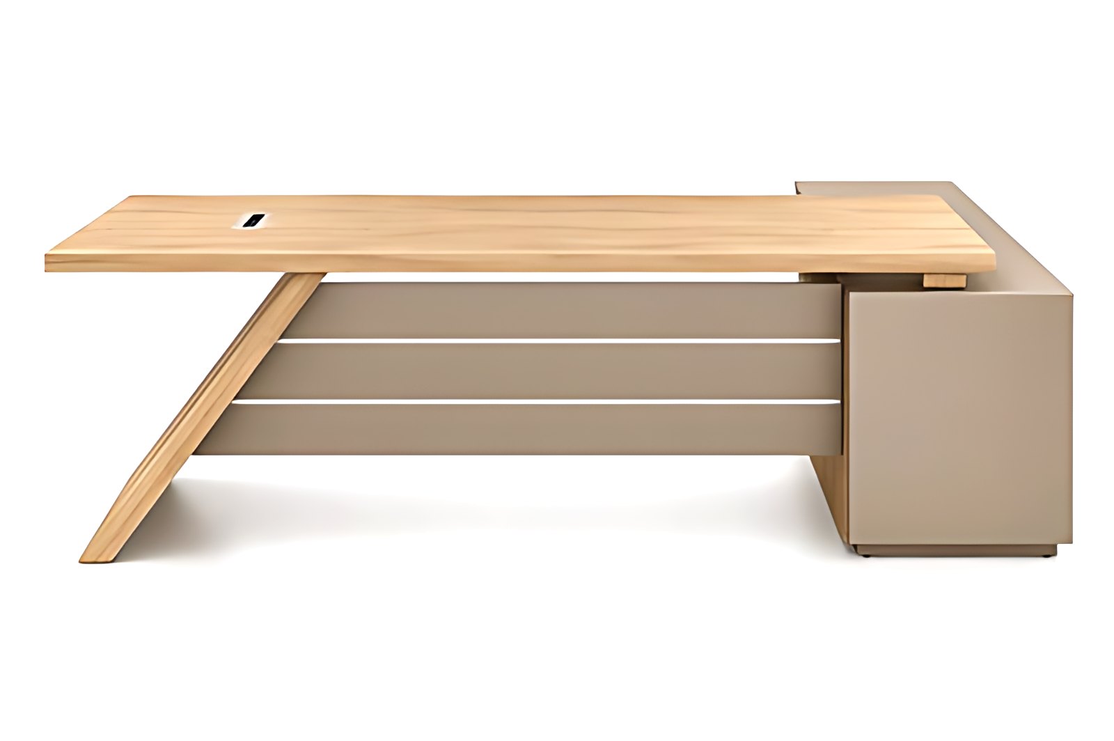 Slatted Wing Executive Desk MK-137 by ModularKart