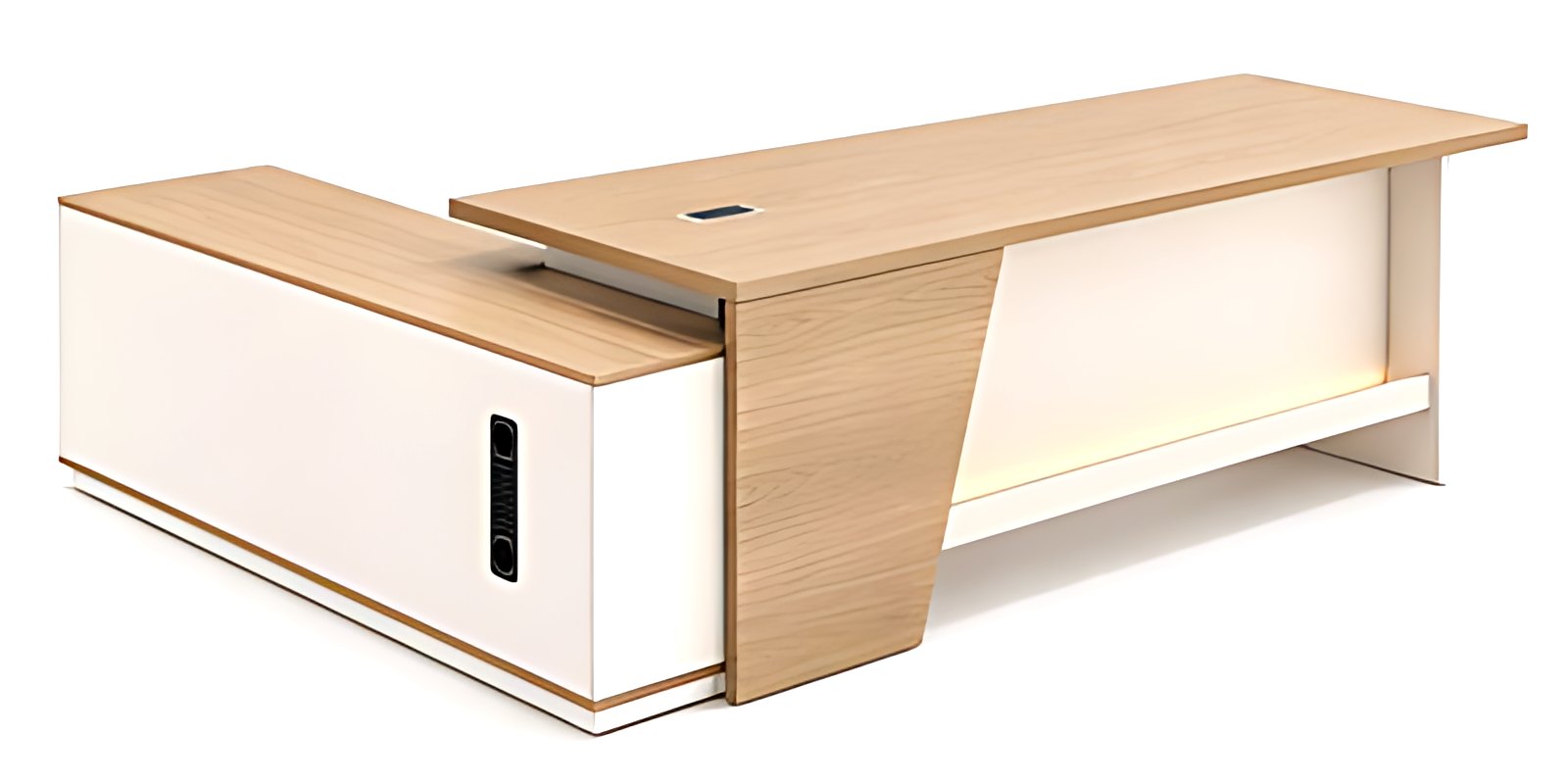 Geometric Inlay Executive Desk MK-140 by ModularKart