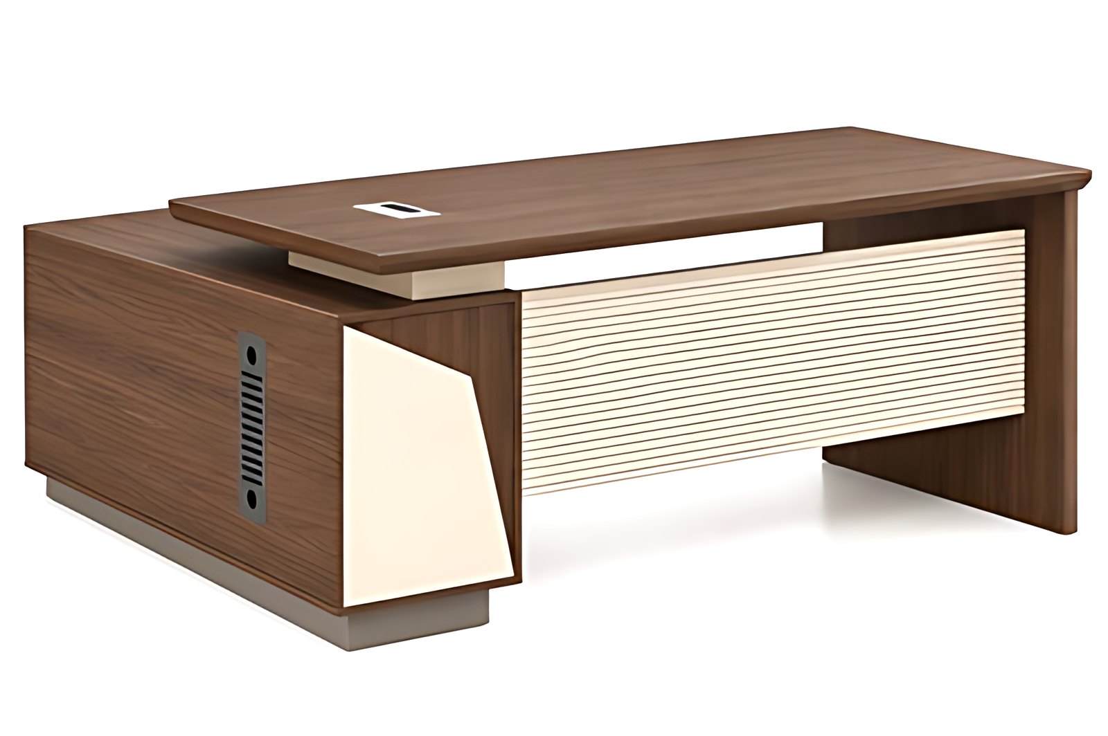 Fluted Panel Director Desk MK-142 by ModularKart