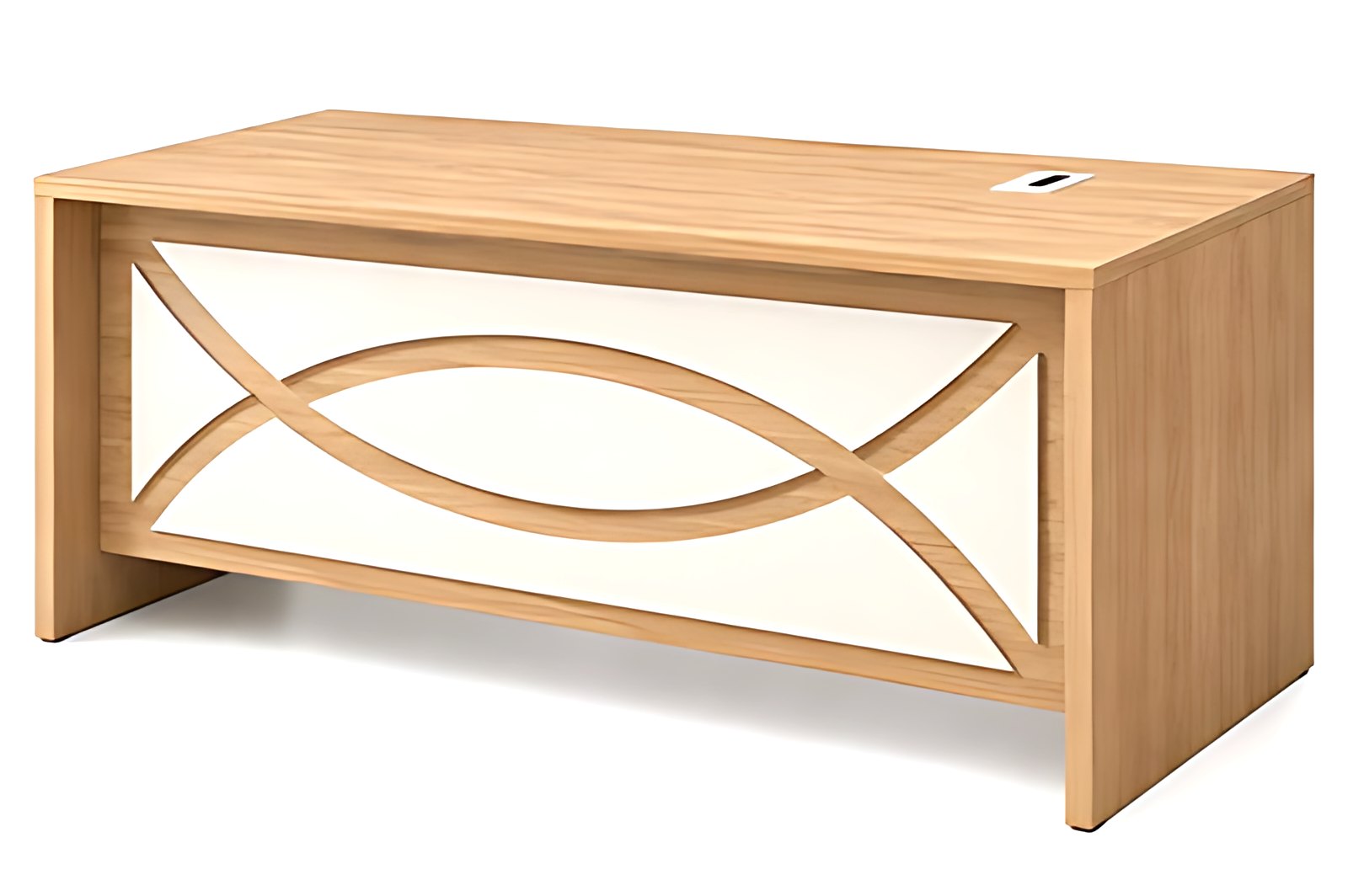 Elliptical Front Executive Desk MK-149 by ModularKart