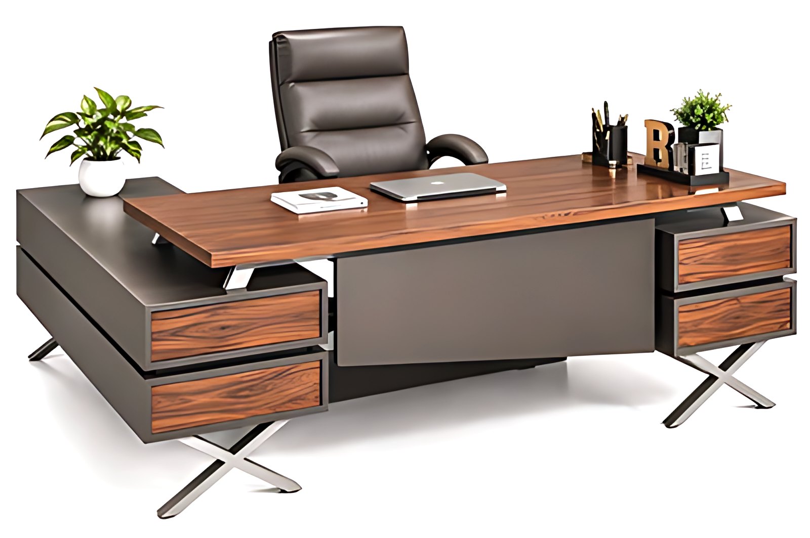 Cross-Leg Director Desk MK-160 by ModularKart