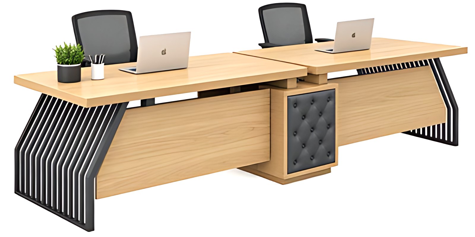 Fluted Workstation Desk MK-171 by ModularKart