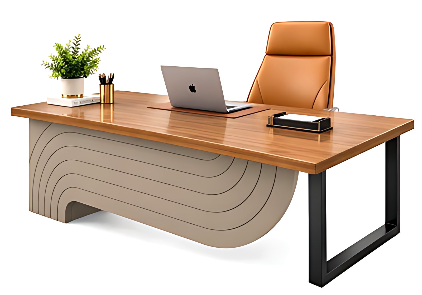 Bold Curve Executive Desk MK-173 by ModularKart