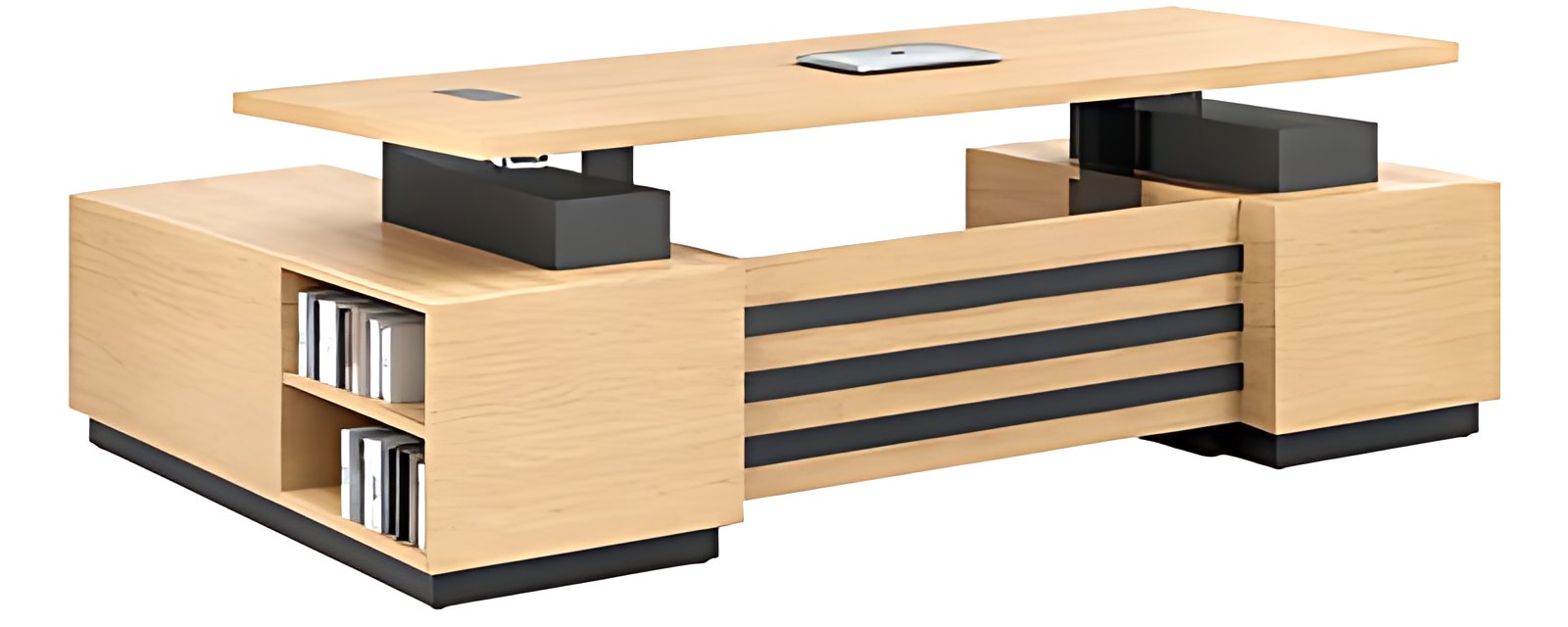 Elevate Height-Adjustable Executive Desk MK-185 by ModularKart