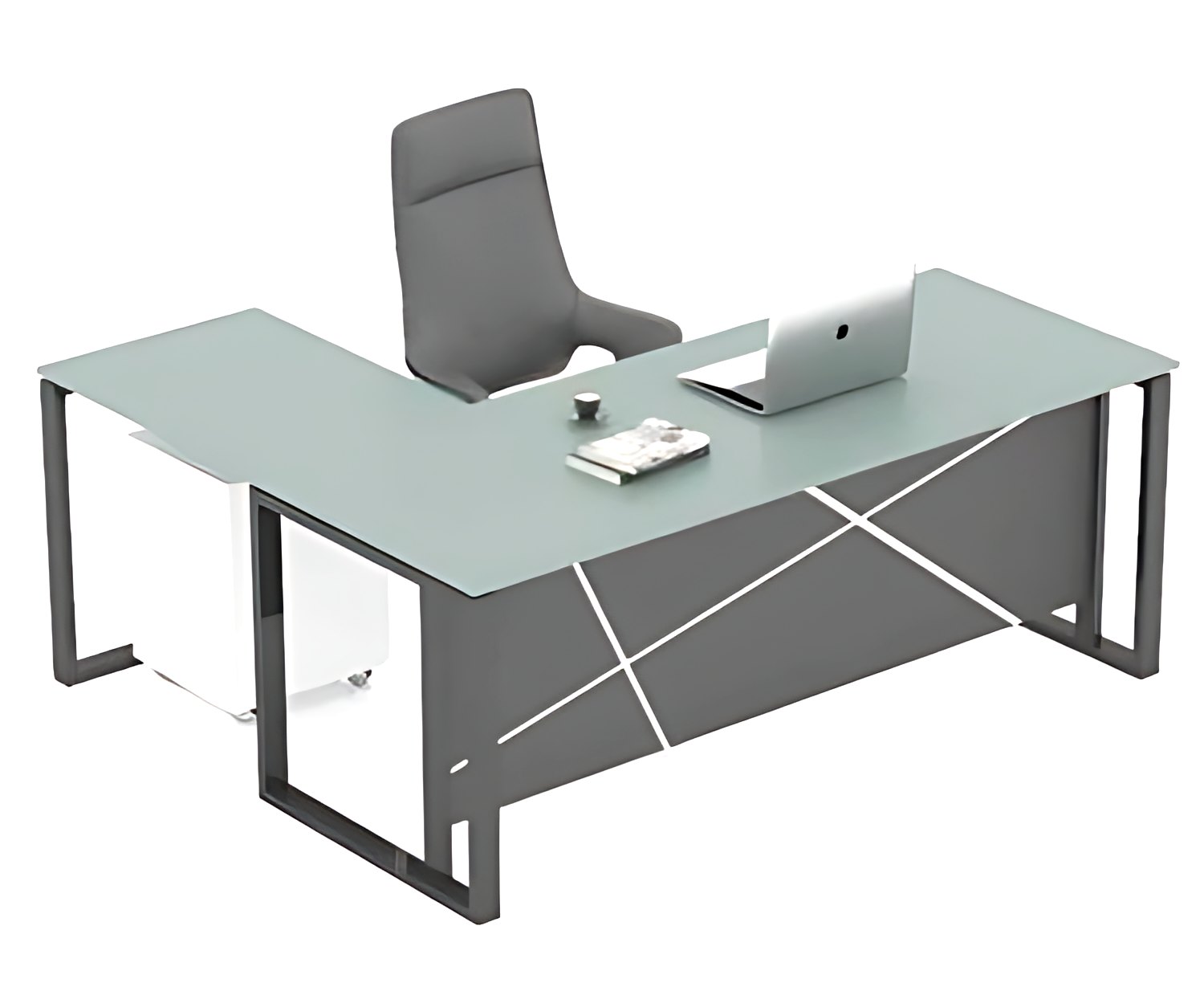 Flint Executive Desk MK-EX-206 by ModularKart