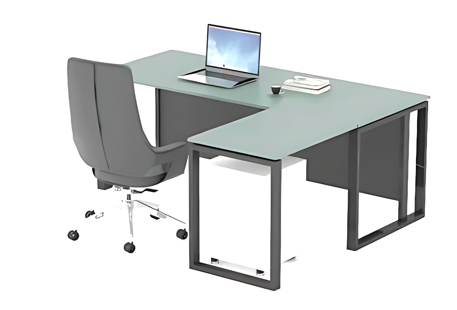 Granite Executive Desk MK-EX-207 by ModularKart