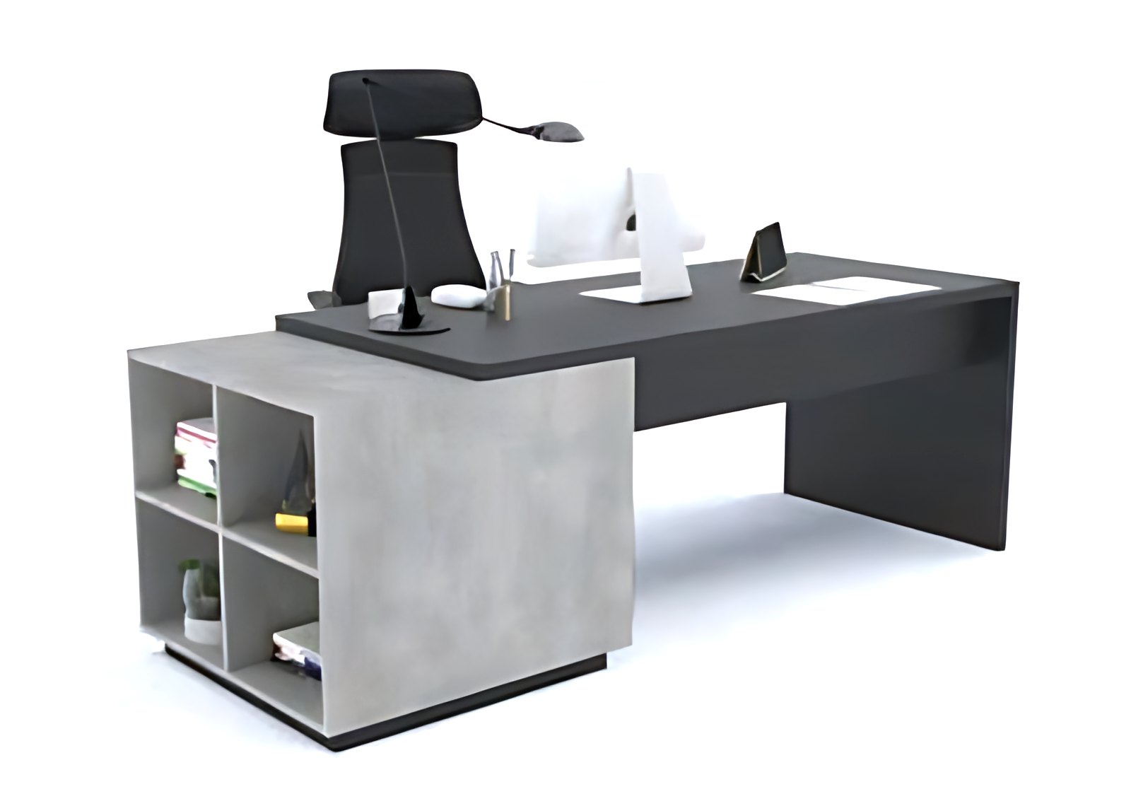 Onyx Executive Desk MK-EX-215 by ModularKart