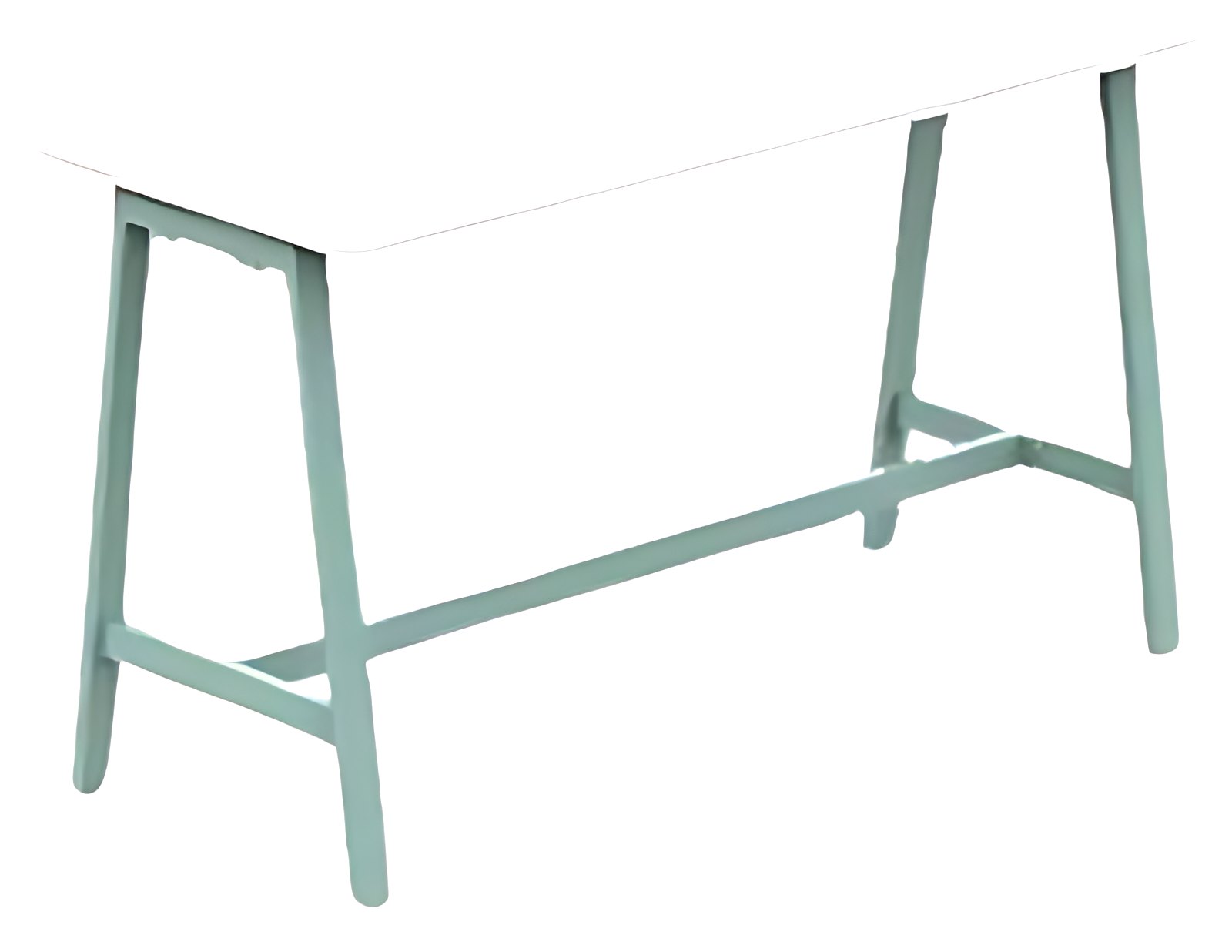 White Top Bar Table MK-CF-104 by ModularKart