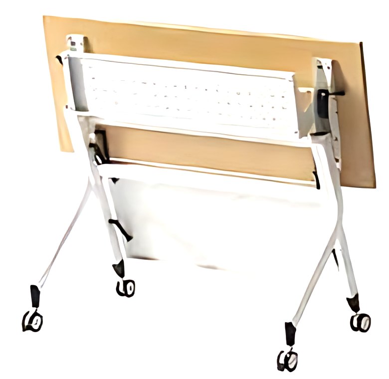 Folding Table with Metal Modesty Panel MK-TR-106 by ModularKart