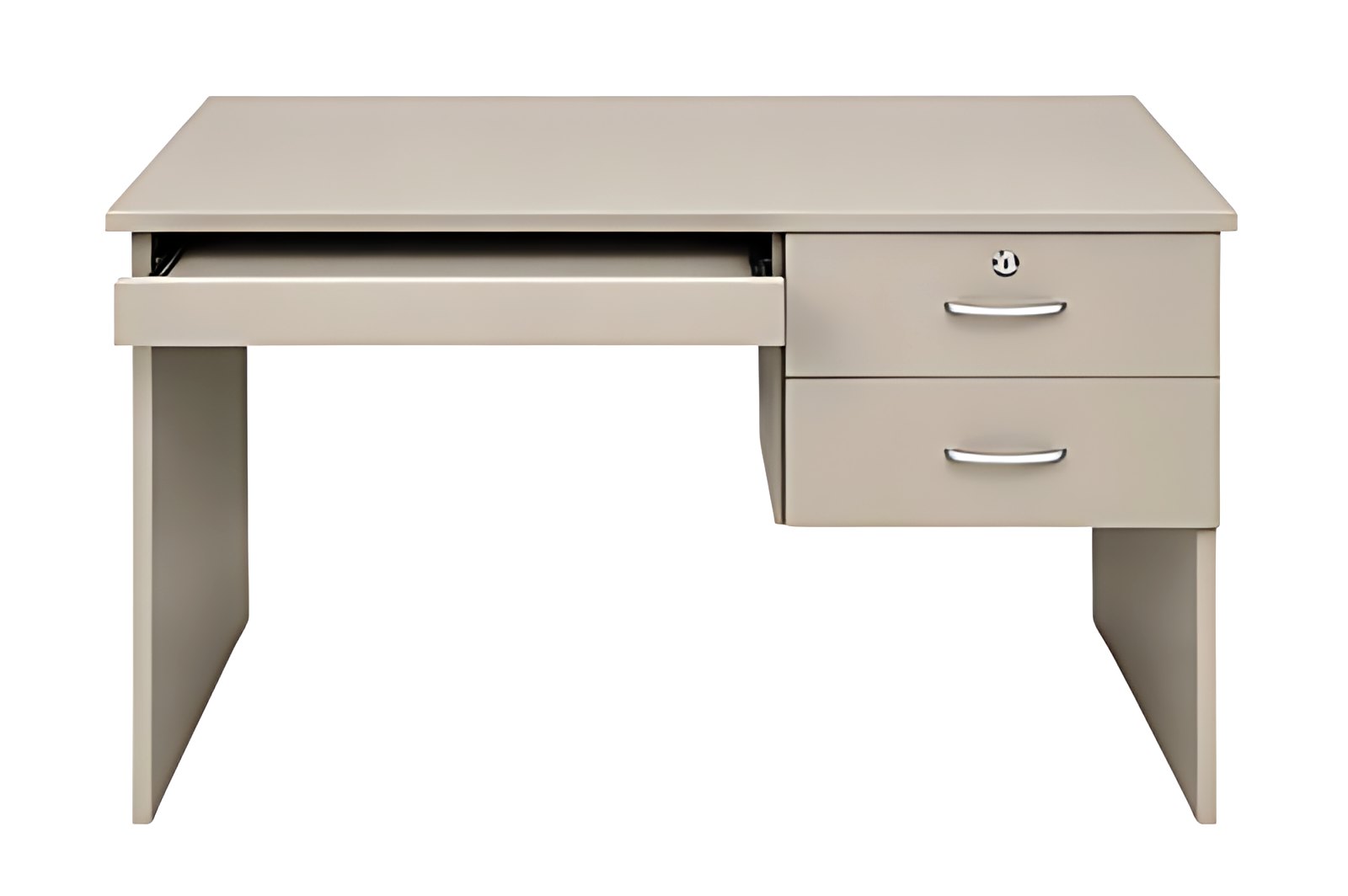 Grey Office Table with Drawers MK-OT-110 by ModularKart