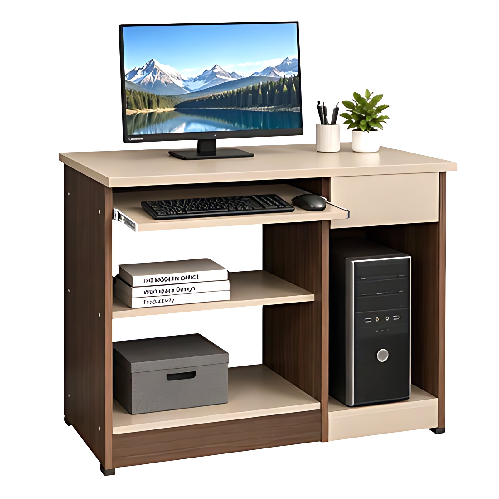 Computer Table with Storage MK-OT-116 by ModularKart