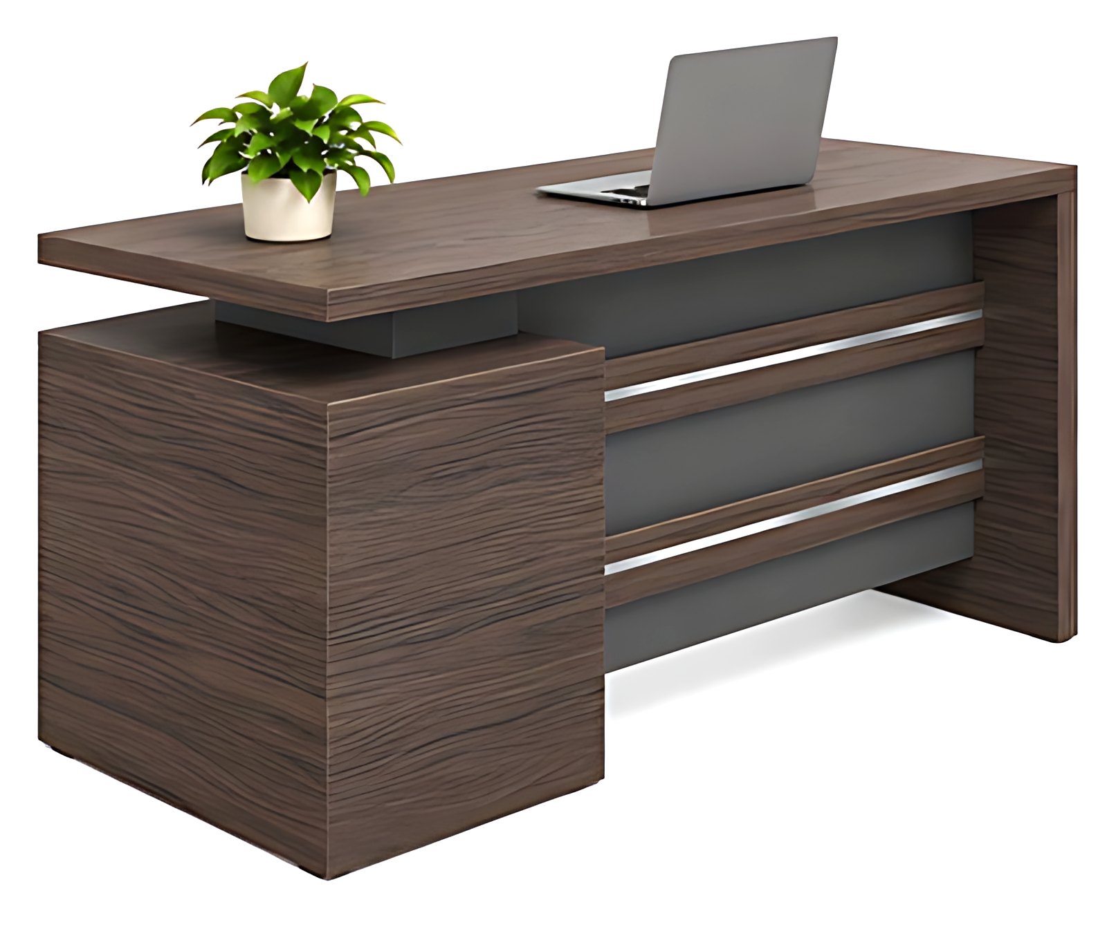 Walnut Manager Table MK-OT-122 by ModularKart
