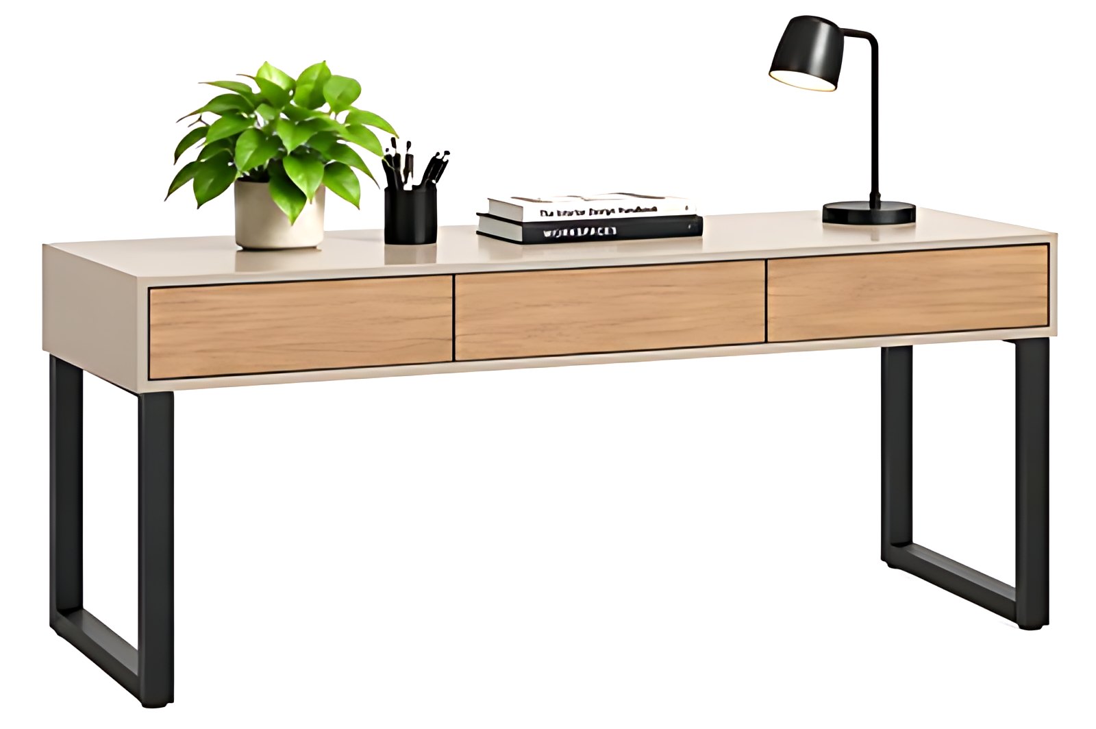Black Leg Drawer Desk MK-OT-128 by ModularKart