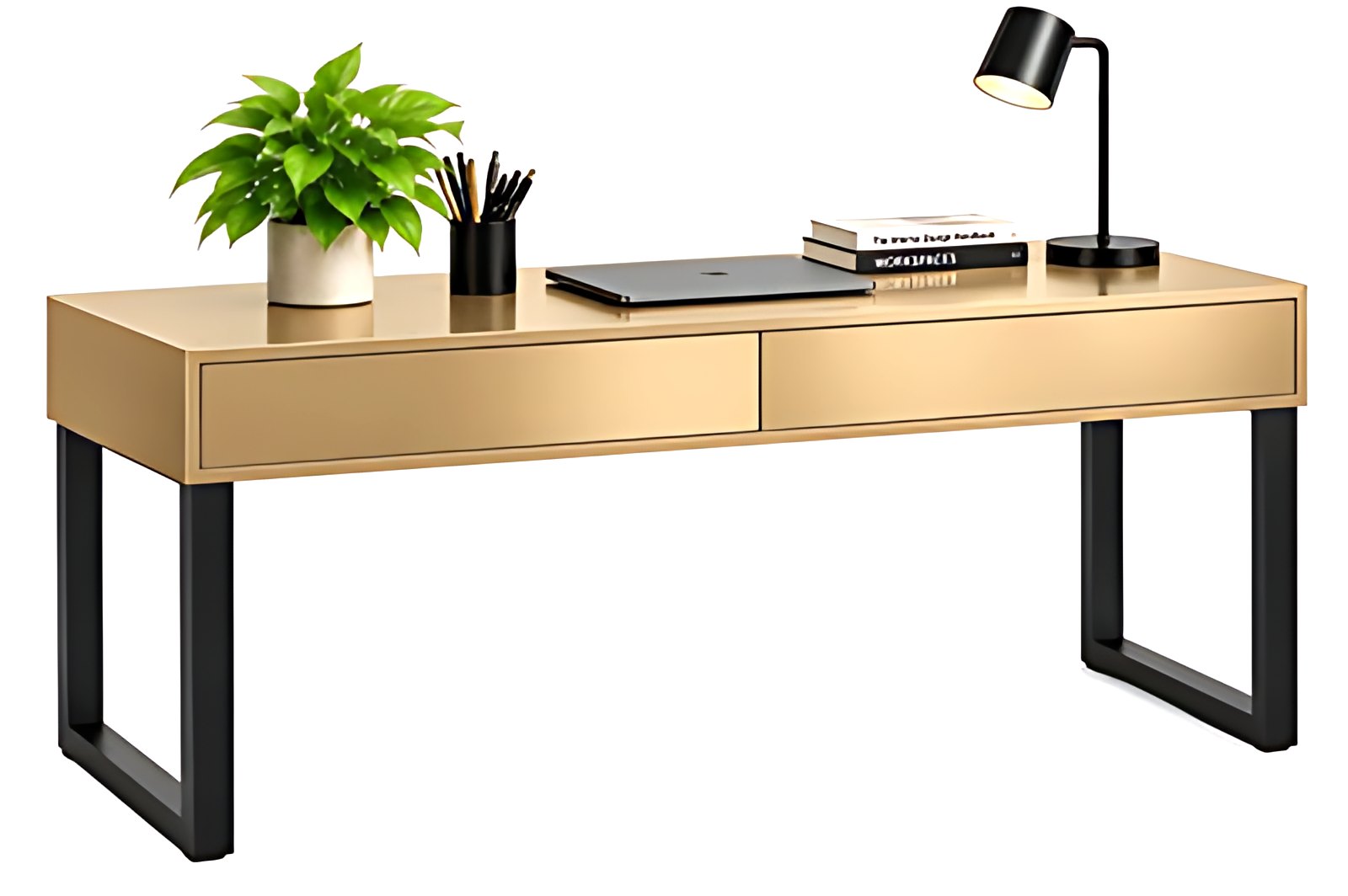 Gold Frame Writing Desk MK-OT-141 by ModularKart