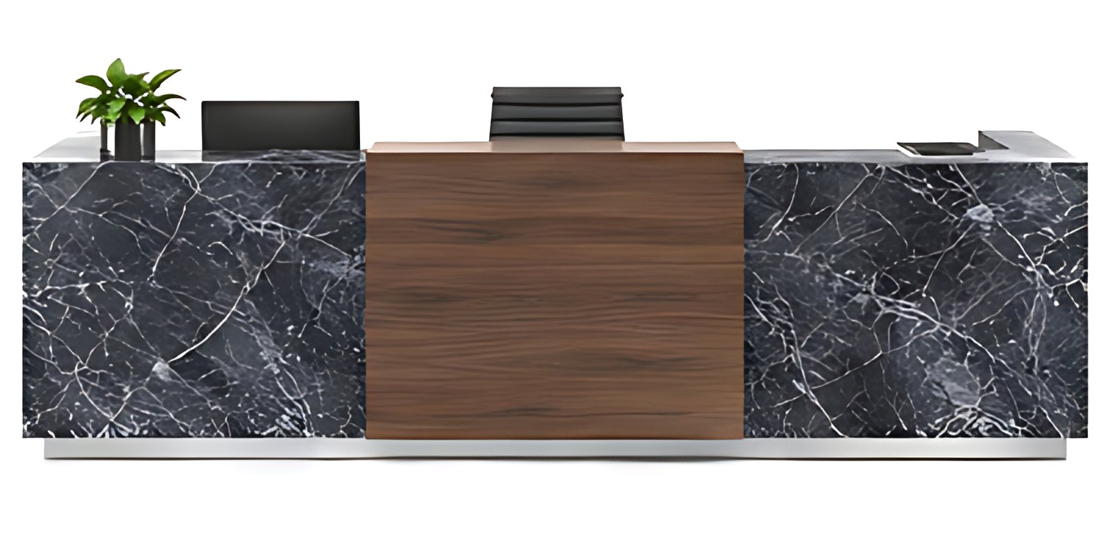 Marble Duo Reception Desk MK-RC-101 by ModularKart