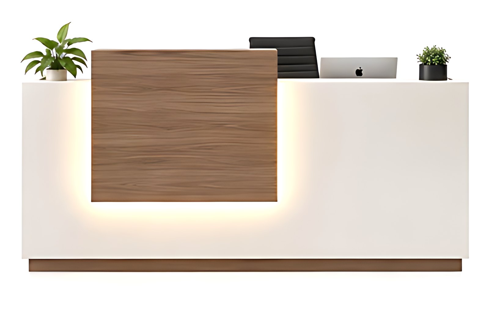 Glow Panel Reception Desk MK-RC-104 by ModularKart