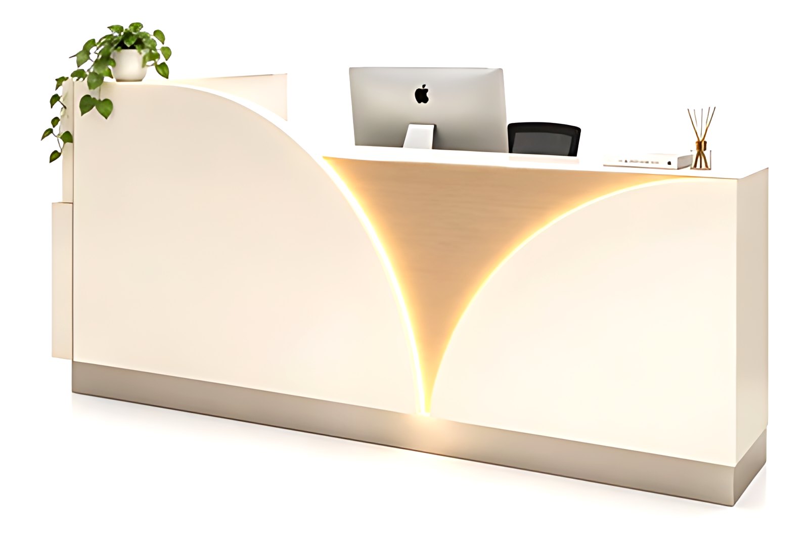 Arch Glow Reception Desk MK-RC-127 by ModularKart