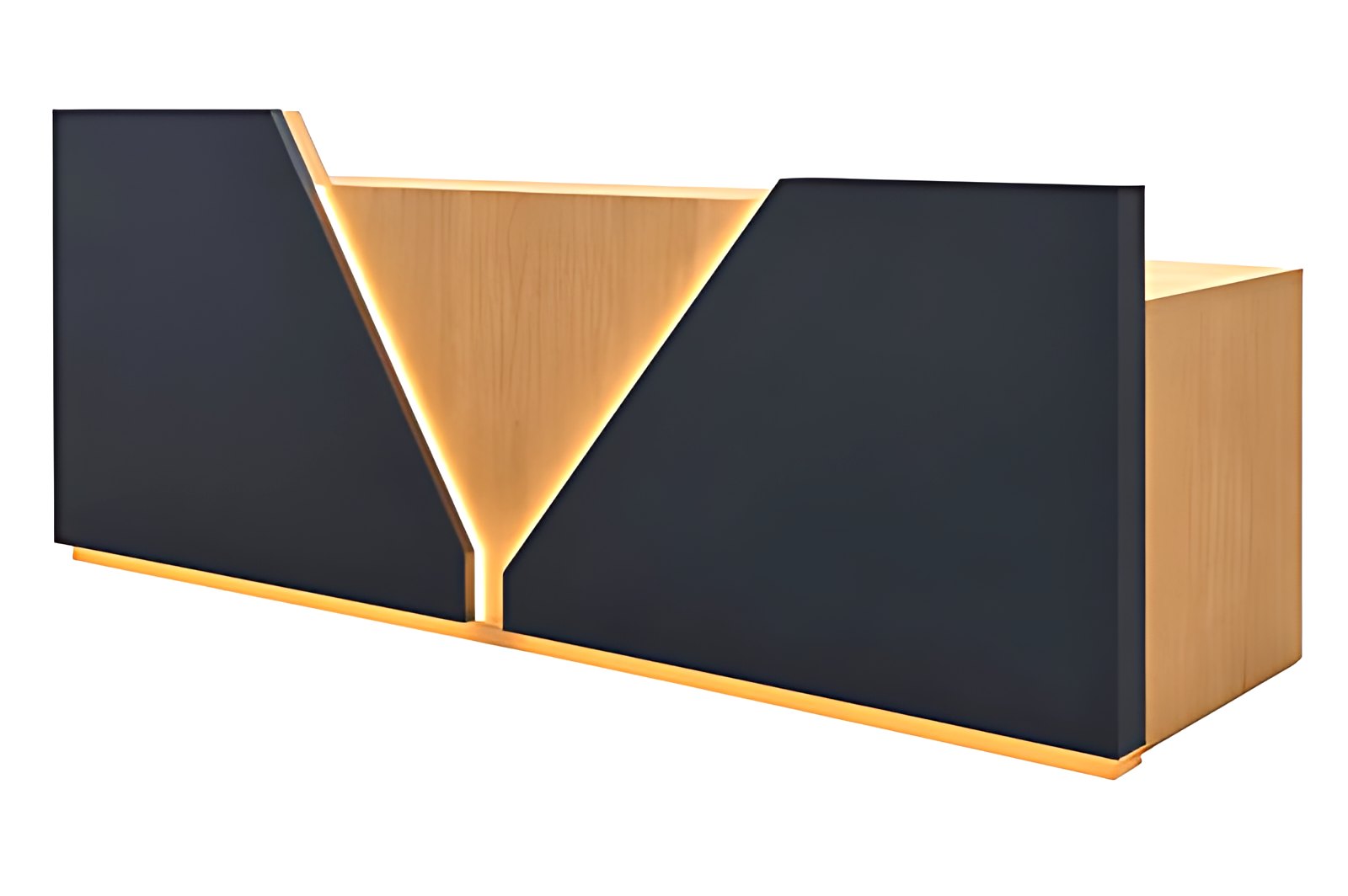 Chevron Reception Desk MK-RC-133 by ModularKart