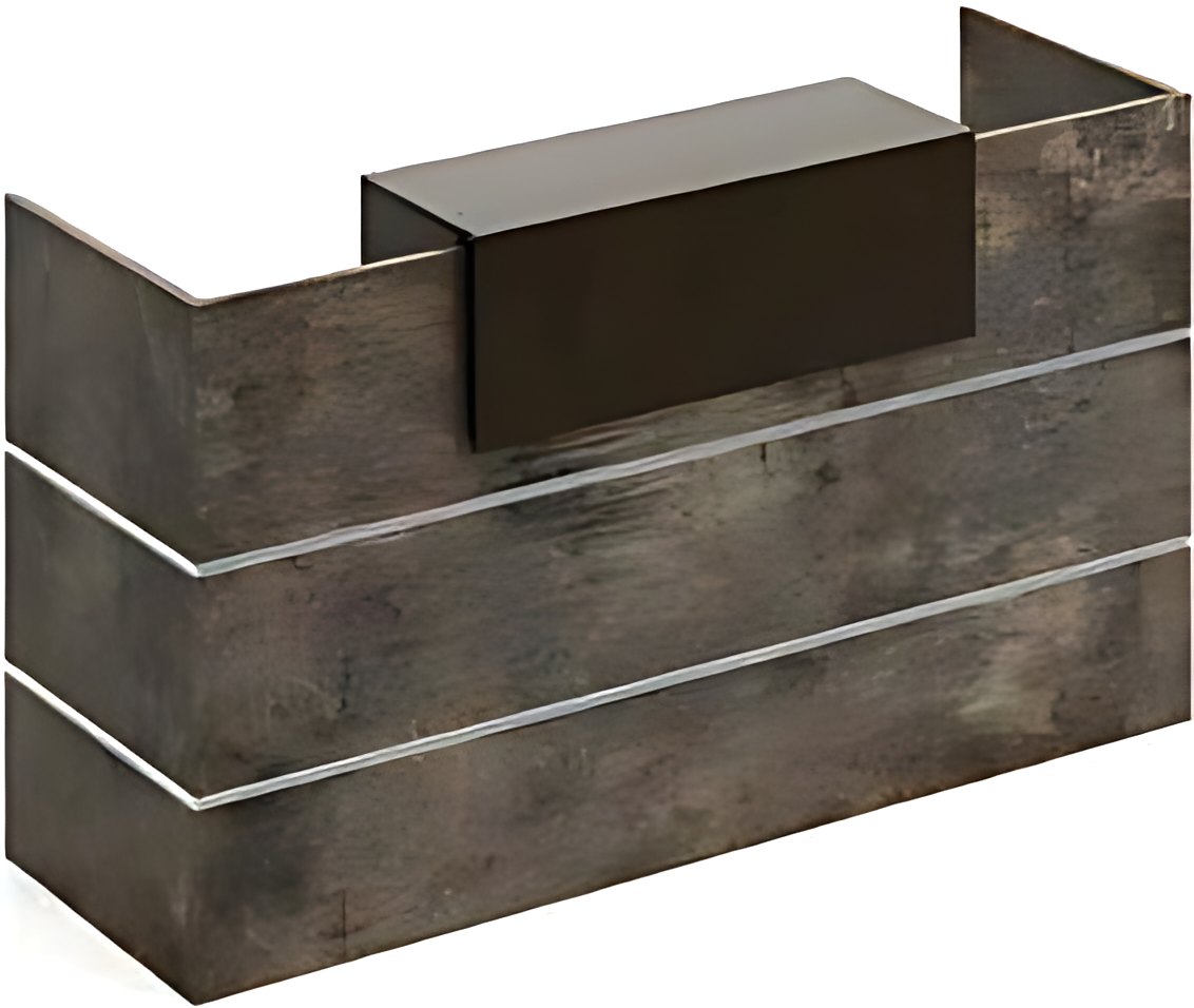 Dark Stone Reception Desk MK-RC-219 by ModularKart