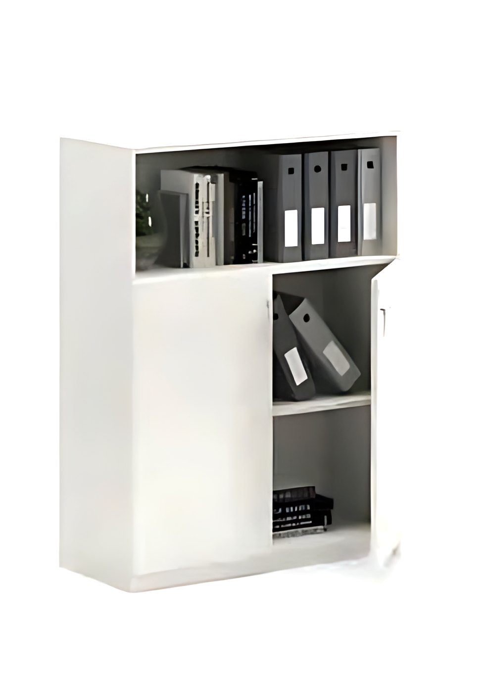 Low Cabinet with Open Bookcase MK-ST-126 by ModularKart