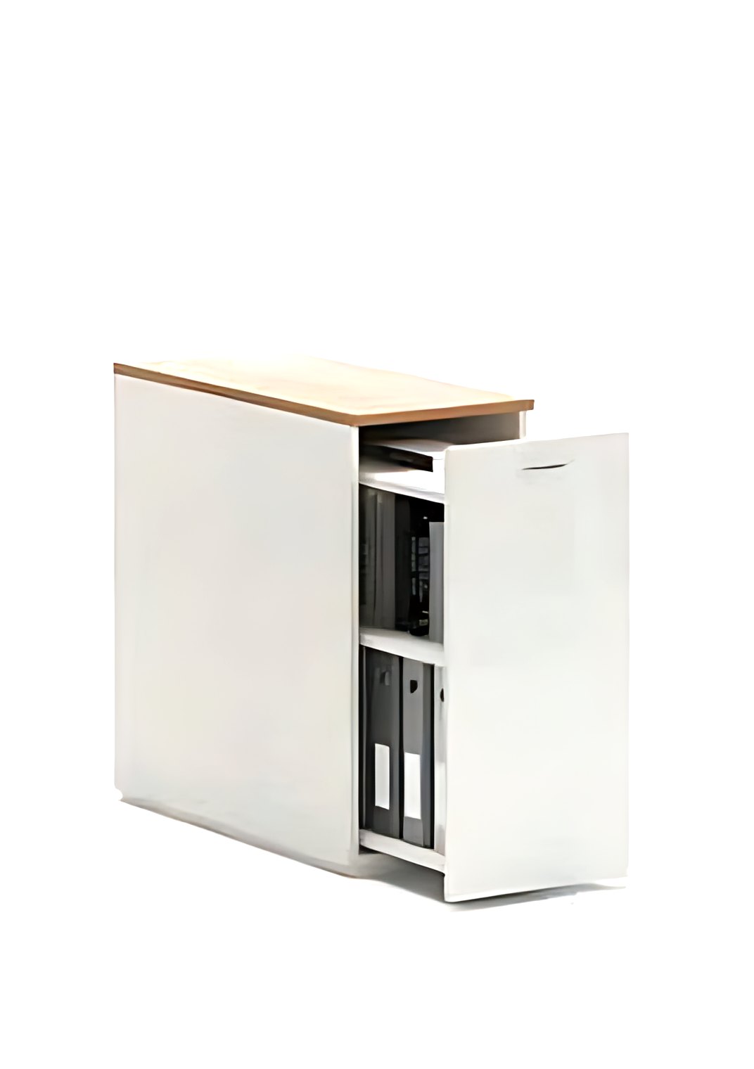 Desk Height Pedestal with Shelf MK-ST-133 by ModularKart