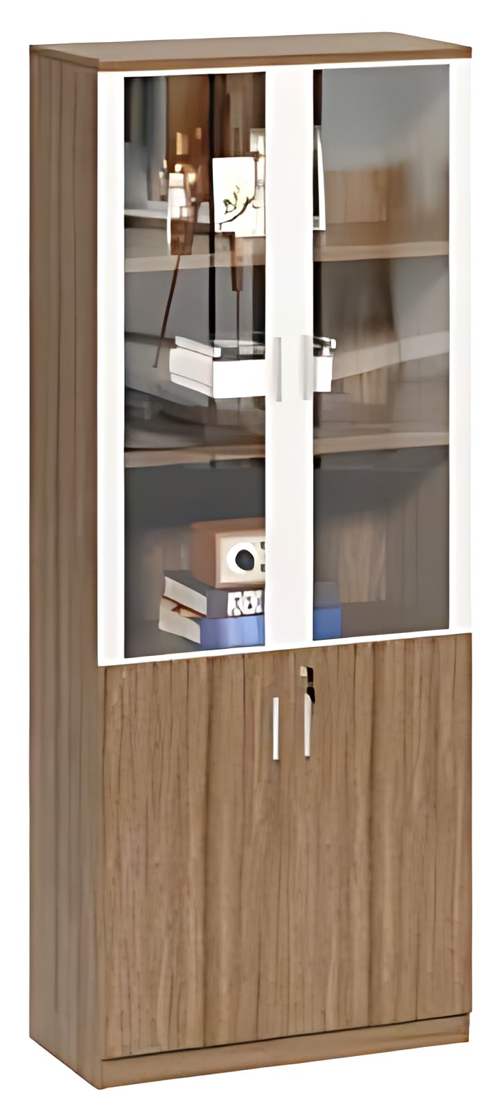 Bookcase with Lower Doors MK-ST-209 by ModularKart