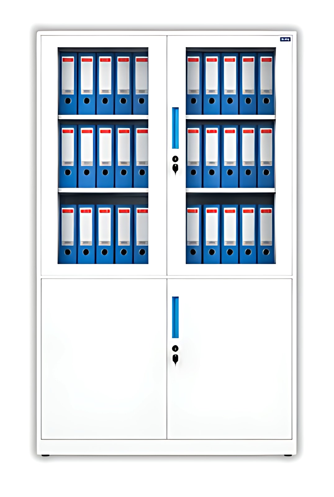 Steel Cabinet with Glass Doors MK-ST-303 by ModularKart