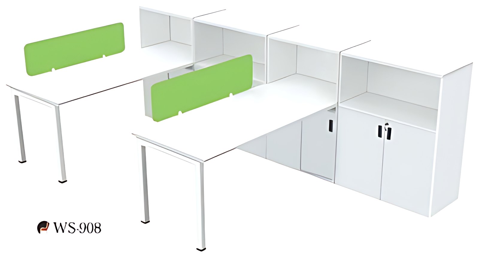 L-Bench Workstation with Storage MK-WS-008 by ModularKart