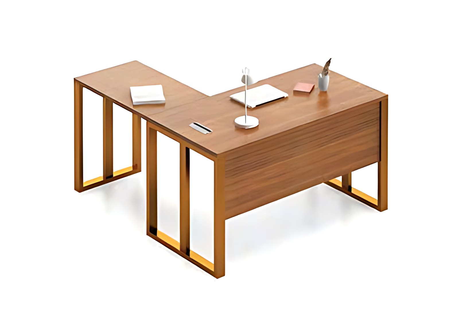 Two-Seater L-Shape Workstation MK-WS-116 by ModularKart