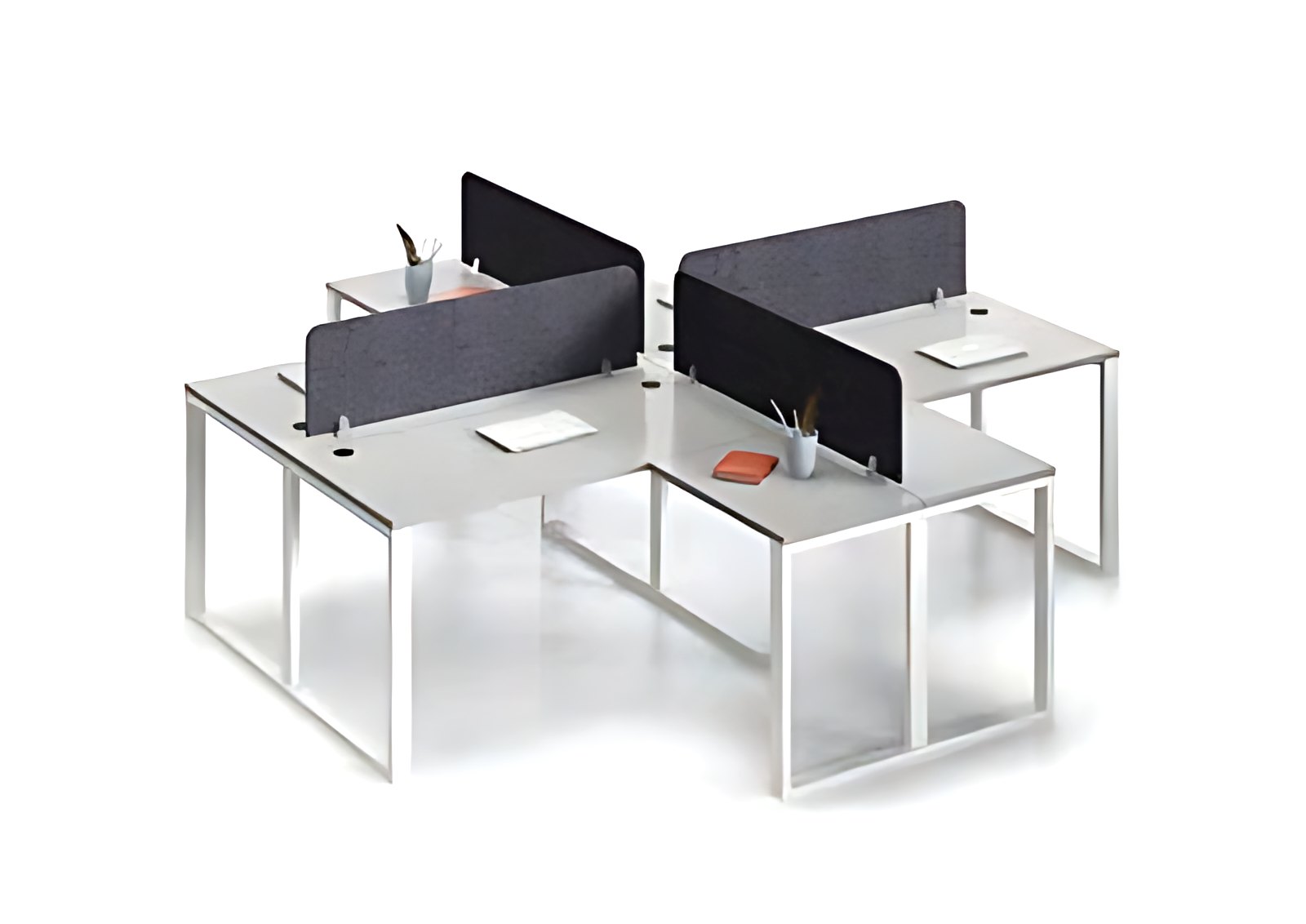 Four-Seater Cluster, Grey Screens MK-WS-118 by ModularKart