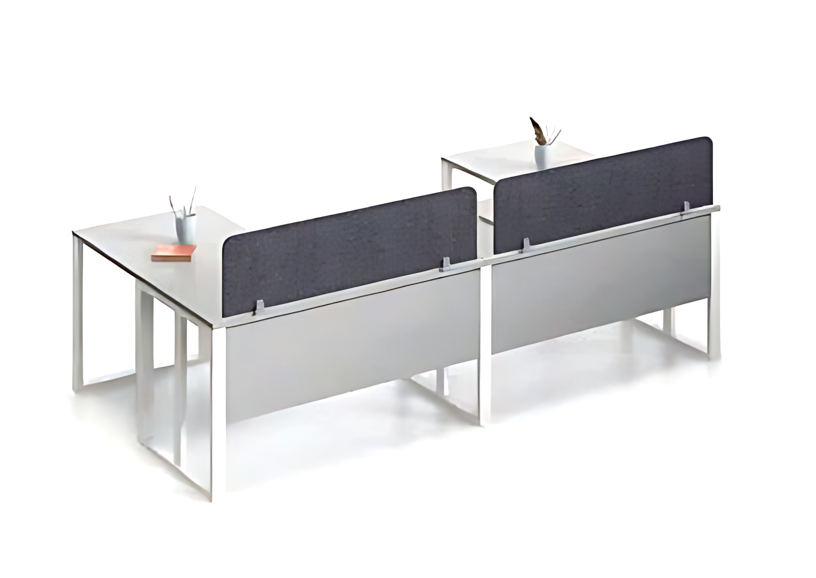 Four-Seater Bench, Grey Screens MK-WS-119 by ModularKart