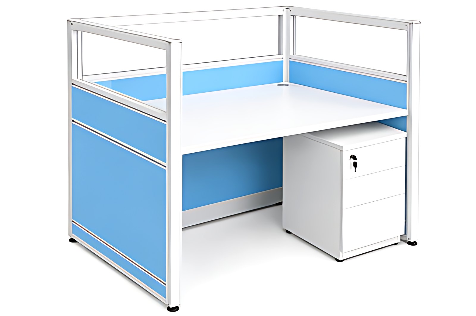 Staff Desk with Partition MK-WS-301 by ModularKart